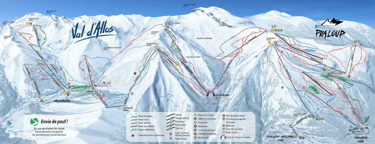 Studio Chaleureux A La Foux D'Allos Ngoại thất bức ảnh
